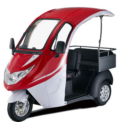3 Seater Motorized Tricycles Adjustable Driving With Passenger Seat